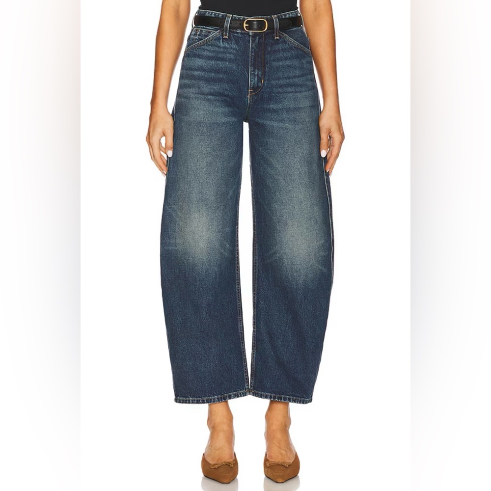 Nili Lotan Otis Barrel-Leg Jeans